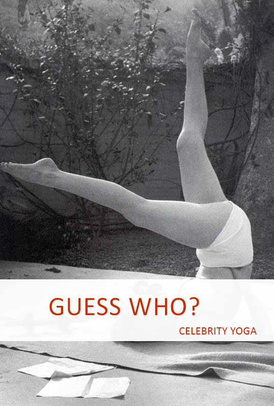 Celebrity Yoga Guess Who