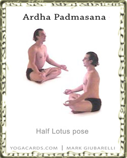 Half Lotus Ardha Padmasana